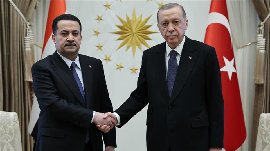 Cumhurbaşkanı Erdoğan, Irak’ın Başbakanı Sudani ile bir araya geldi.