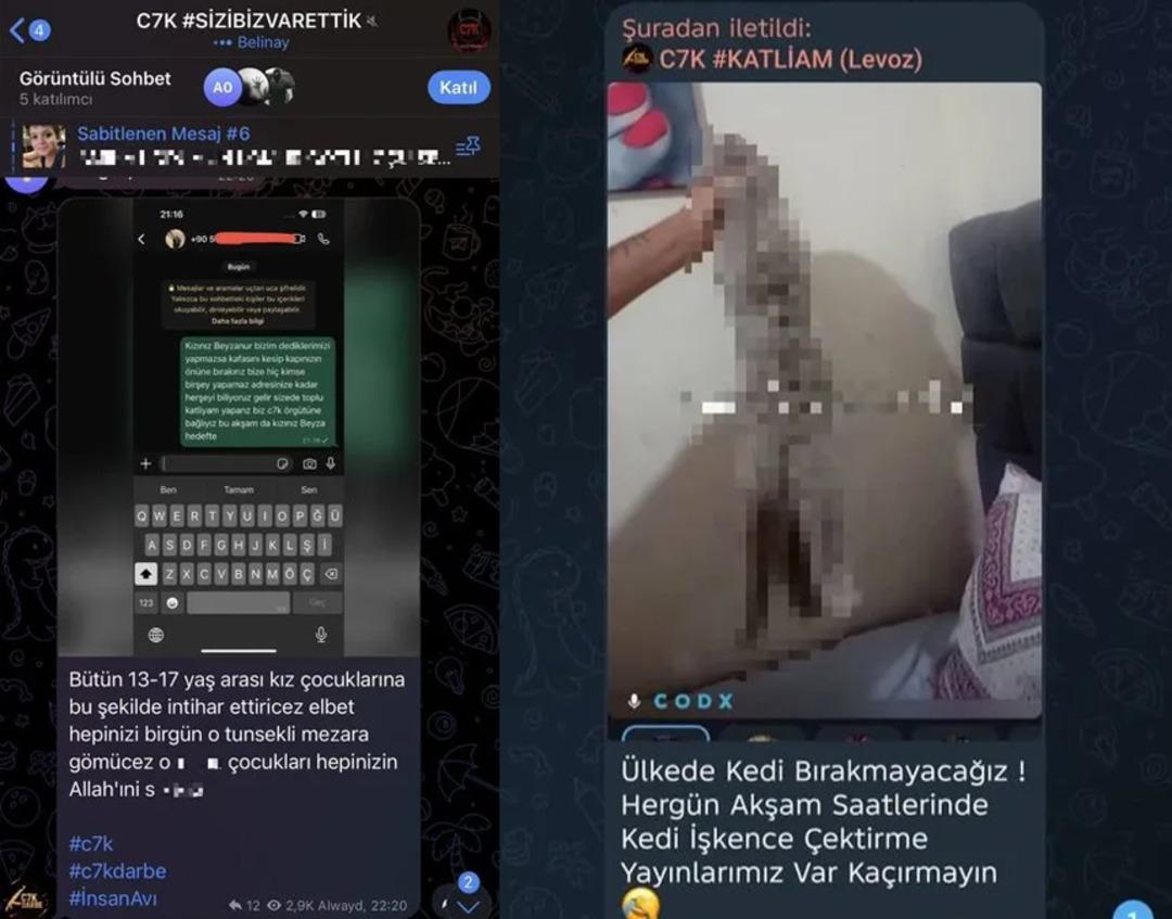 Ulusal ve dini değerlere hakaret ediyorlar ve insanları tehdit ediyorlar! Devlet için de bir zorluk var ... Telegram'daki suç deliği 4